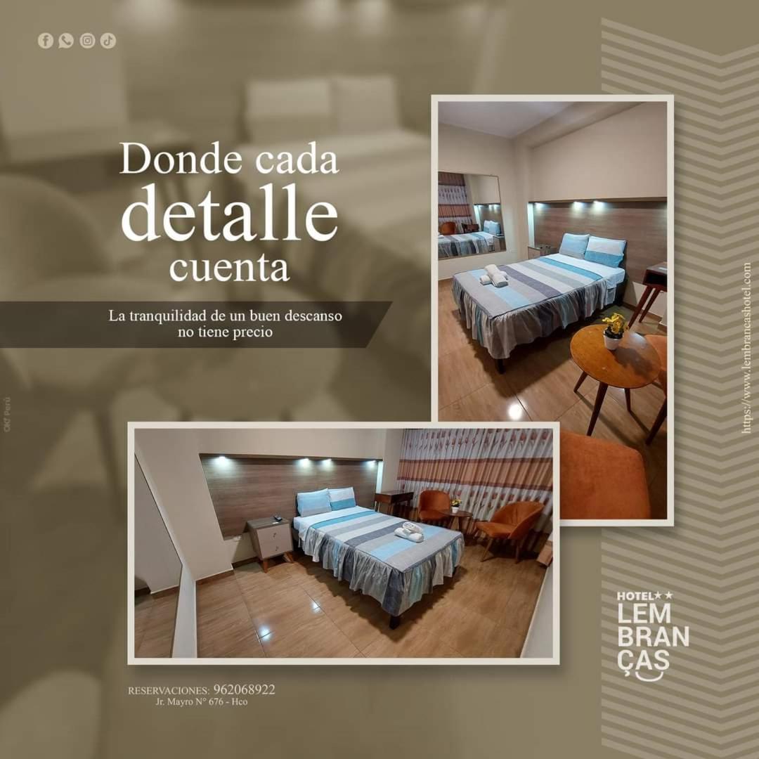 Lembrancas Hotel Huánuco Exteriör bild